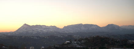 Vista della DORMIENTE DEL SANNIO